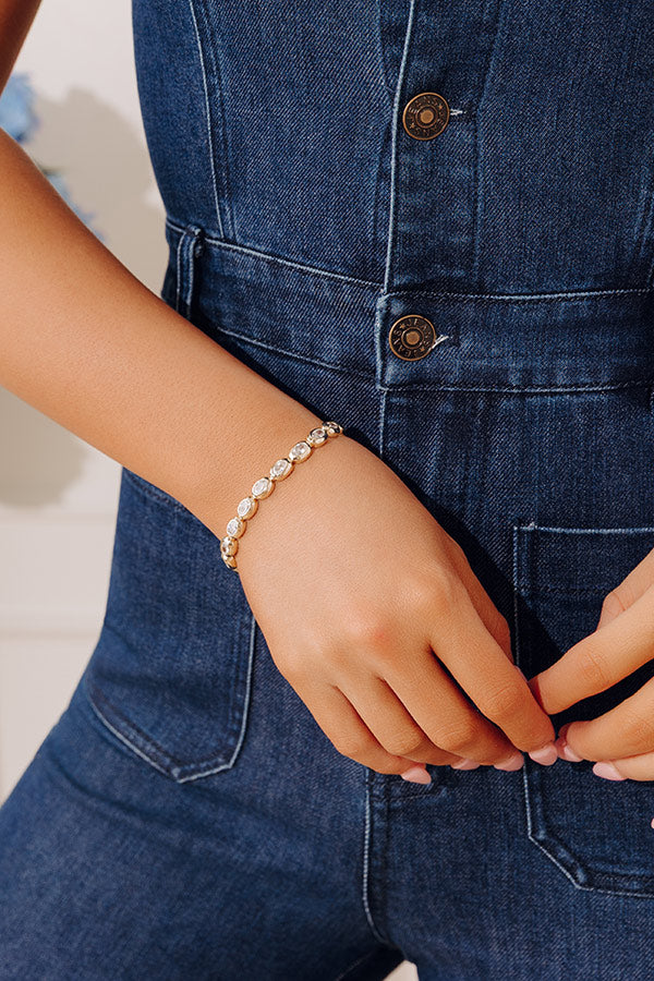 Melinda Maria She's a Boss Tennis Bracelet