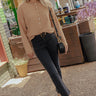 Coffee Shop Cutie Knit Cardigan in Camel Image - 1