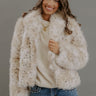 City of Lights Faux Fur Leopard Jacket Image - 1