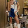 Cozy Chic Color Block Jacket Image - 1