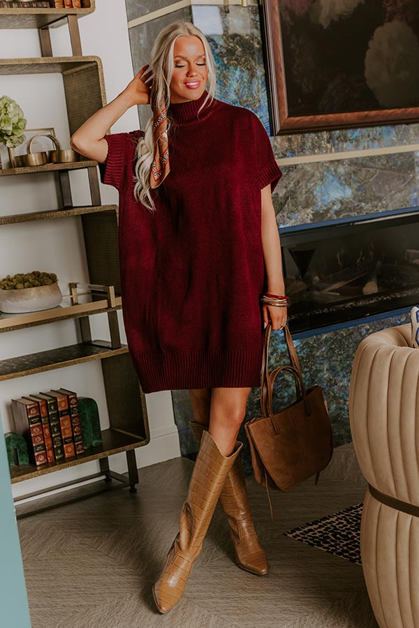 Passport To Paris Knit Sweater Mini Dress Image - 2