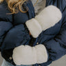 Cozy Feels Faux Fur Mittens in Ivory Image - 1