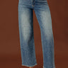 The Quinn High Waist Embellished Straight Leg Jean Image - 1