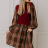 Mulberry Kiss Plaid Mini Dress Image - 1