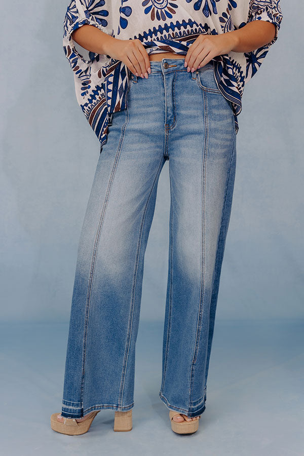 The Emerson High Waist Wide Leg Jean