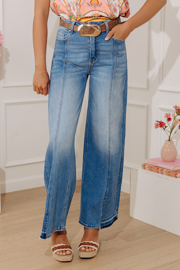 The Emerson High Waist Wide Leg Jean