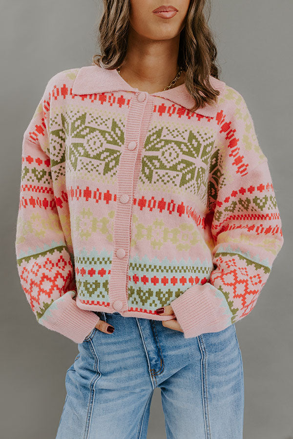 Bunny Slopes Cutie Knit Cardigan