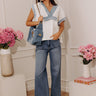 The Tracy High Waist Flares in Medium Wash Image - 1