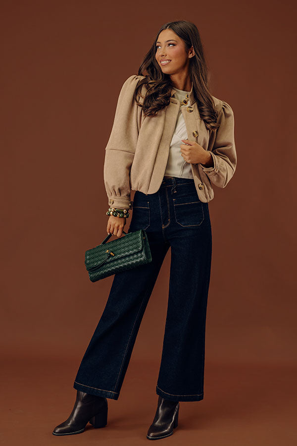 City Chic Faux Suede Jacket Image - 1