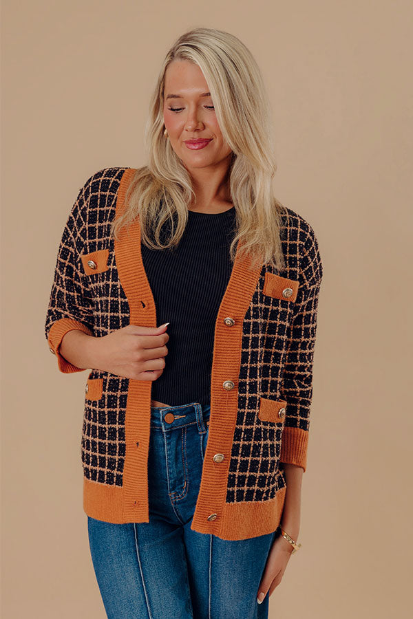 Classic View Knit Cardigan Image - 1