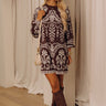 Next Chapter Floral Knit Sweater Mini Dress Image - 1