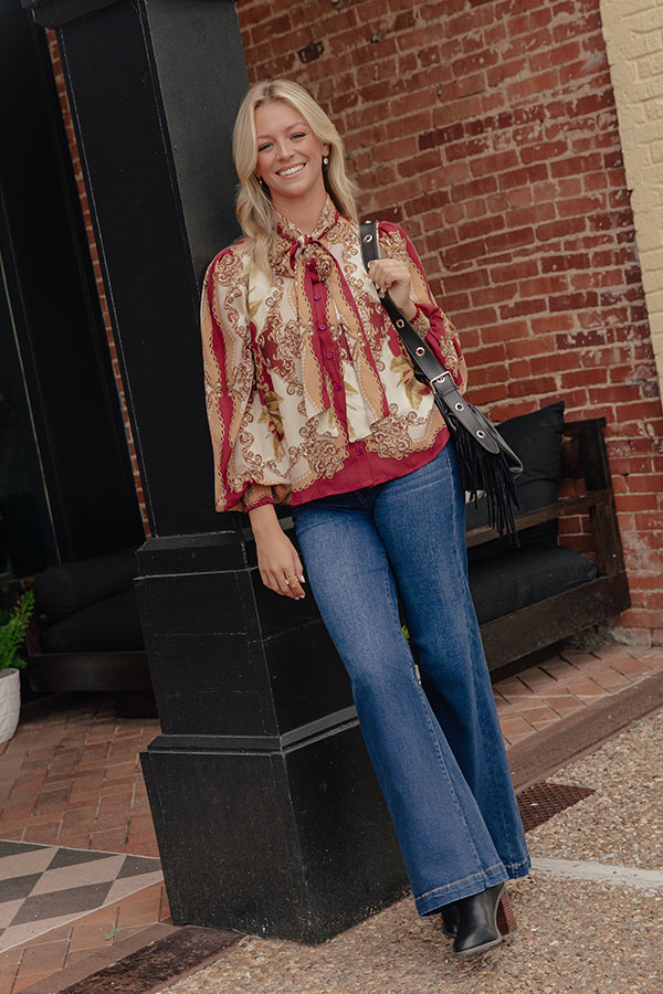Soho Charm Front Tie Top Image - 1
