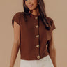 Heartfelt Moment Knit Button Up Top Image - 1
