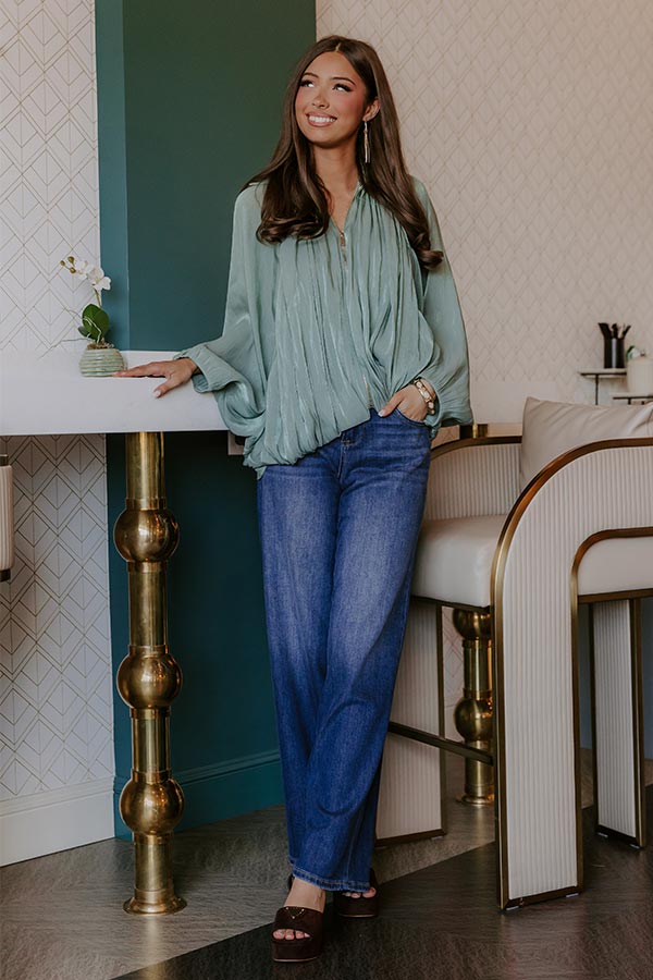 RISEN Valeria Midrise Slouchy Jean