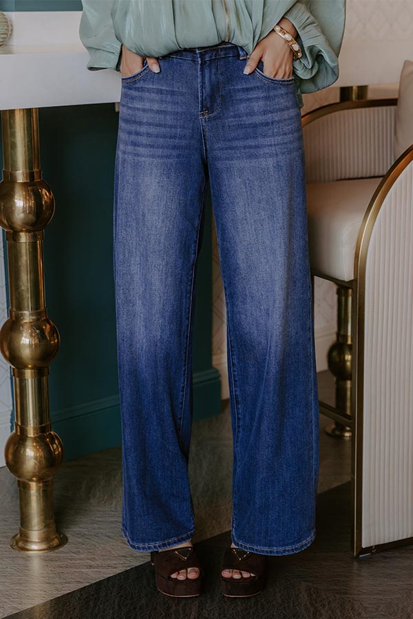 RISEN Valeria Midrise Slouchy Jean Image - 2