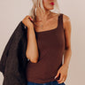 Elite Comfort Buttery Soft Tank in Chestnut Image - 1