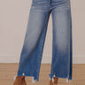 RISEN Isabelle High Waist Crop Wide Leg Jean Image - 1