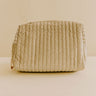 Shiraleah Logan Large Boxy Cosmetic Pouch in Gold Image - 1