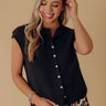 Bound In Style Knit Top in Black Image - 1