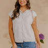 Bound In Style Knit Top in Light Grey Image - 1