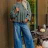 Cozy Moments Eyelash Knit Sweater in Sage Image - 1