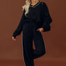 Elite Comfort High Waist Scuba Straight Leg Pants in Black Image - 1