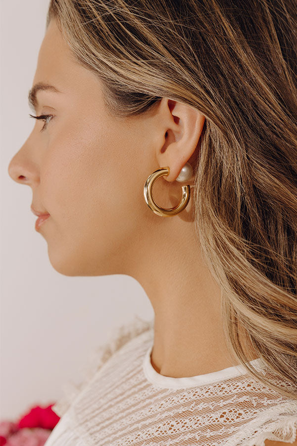 Sweet Moment Hoop Earrings Image - 1