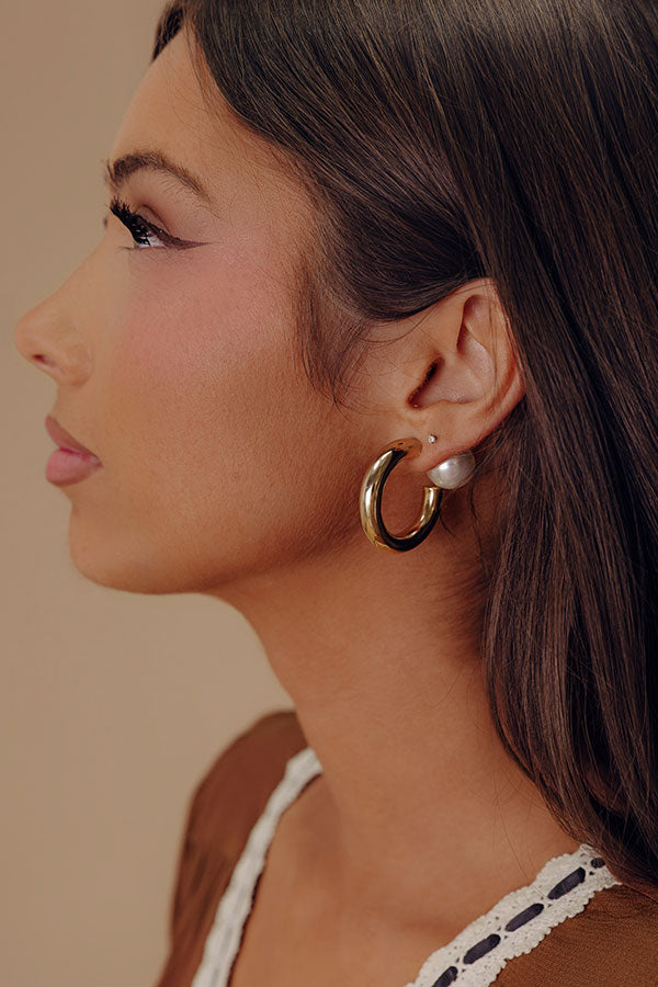 Sweet Moment Hoop Earrings Image - 1