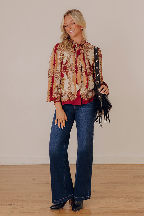 RISEN Sutton High Waist Wide Leg Jean Image - 1