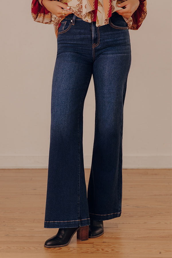 RISEN Sutton High Waist Wide Leg Jean Image - 2
