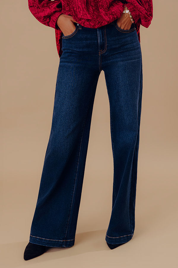 RISEN Sutton High Waist Wide Leg Jean Image - 2