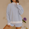 Beach House Brunch Stripe Sweatshirt Image - 1