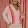 Love At First Knit Scalloped Cardigan Image - 1