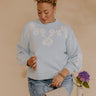 Daydream Darling Floral Embroidered Knit Sweater Curves Image - 1
