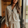 Cloud Nine Pearl Embellished Zip Up Sweater Image - 1