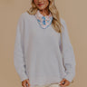 City Sweetheart Knit Sweater in Light Airy Blue Image - 1