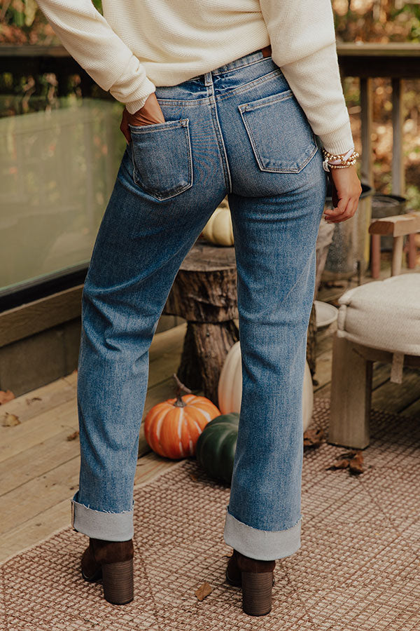 RISEN Kennedy Midrise Straight Leg Jean Image - 2