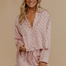 Wine And Unwind Satin Pajama Top Image - 1