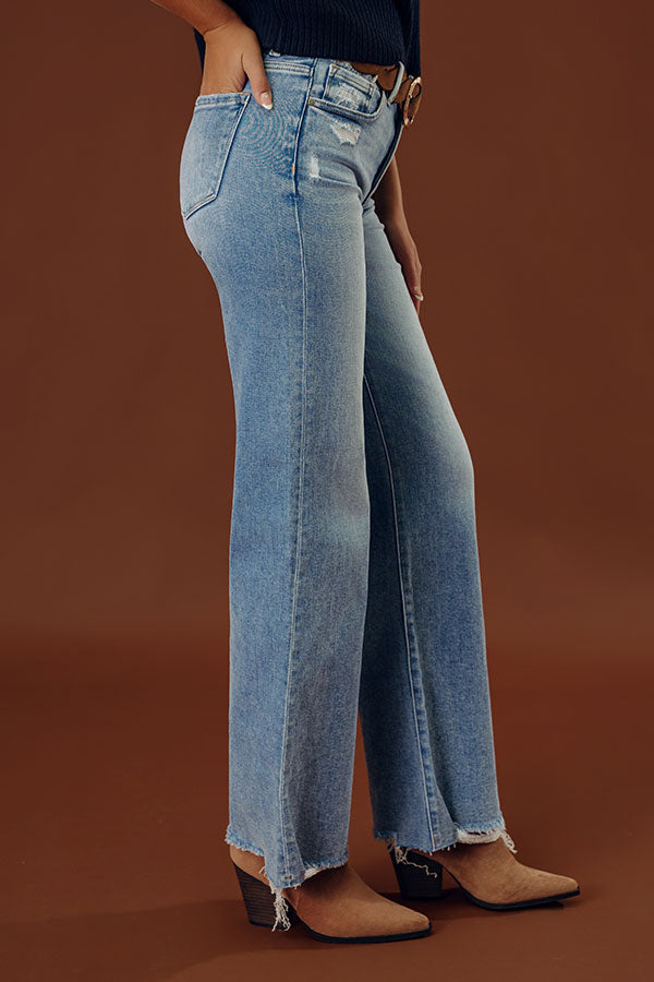 RISEN Hallie Midrise Wide Leg Jean Image - 2
