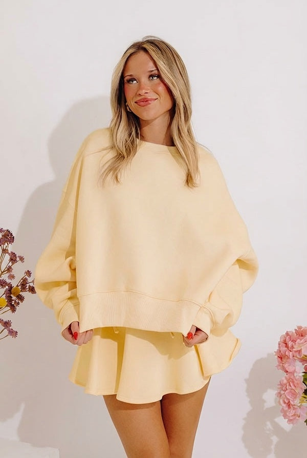 Soho Soft Sweatshirt in Soft Yellow Image - 2