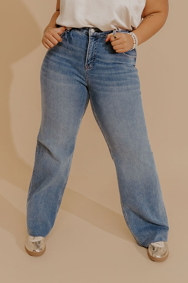 RISEN Kennedy Midrise Straight Leg Jean Curves Image - 3