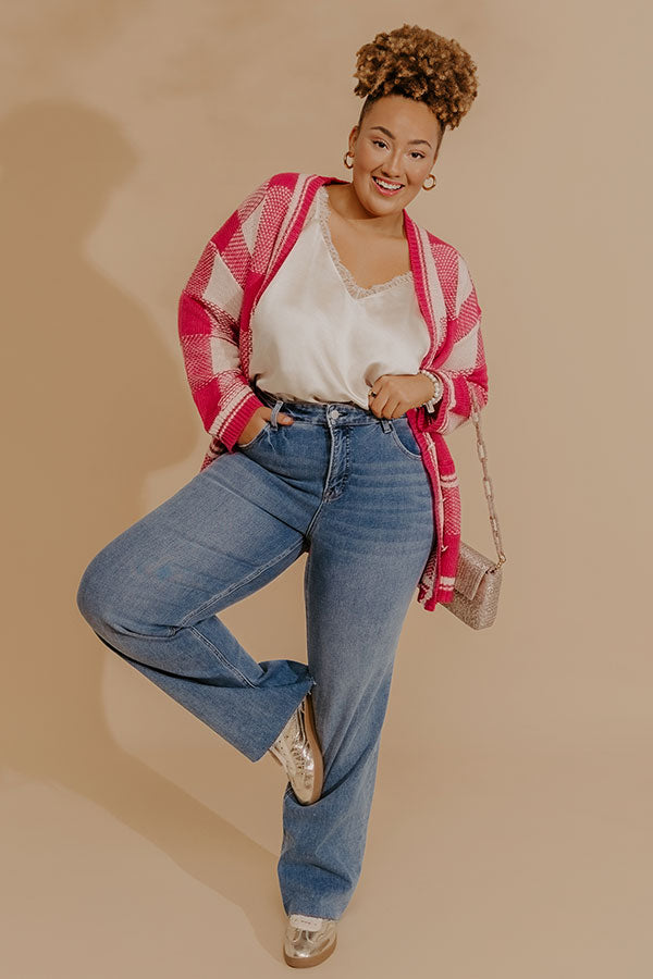 RISEN Kennedy Midrise Straight Leg Jean Curves