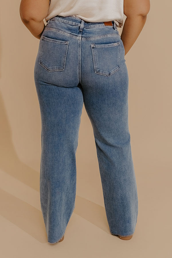 RISEN Kennedy Midrise Straight Leg Jean Curves Image - 5