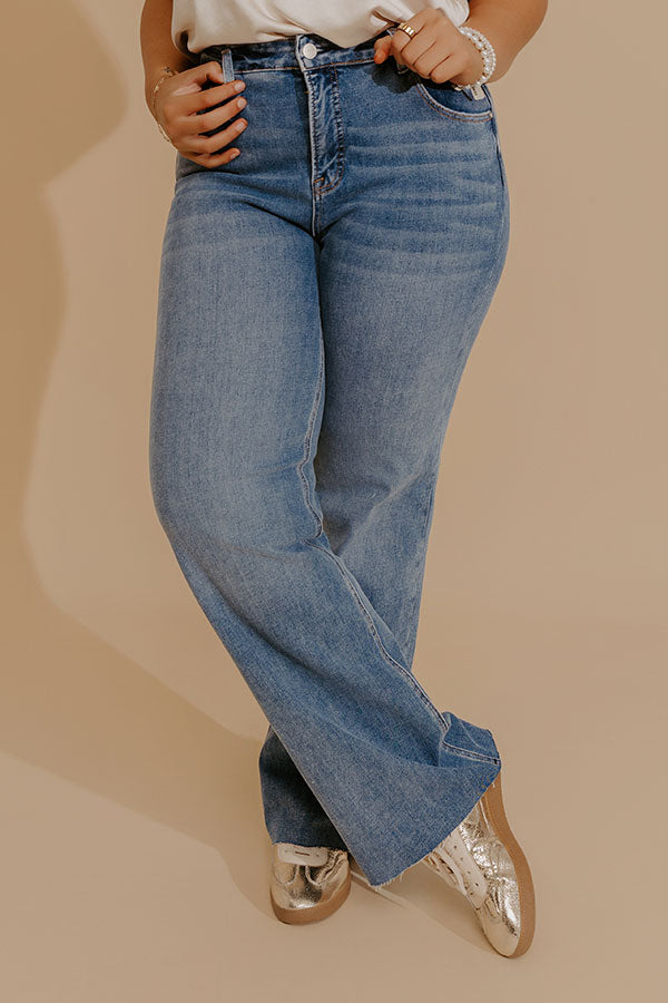 RISEN Kennedy Midrise Straight Leg Jean Curves Image - 2