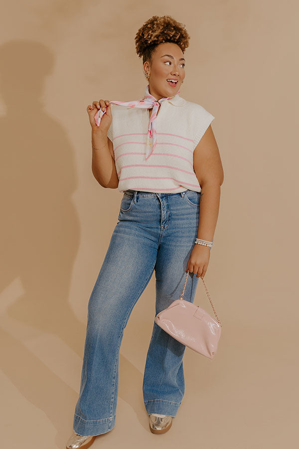 RISEN Millie Midrise Flare Jeans Curves Image - 1
