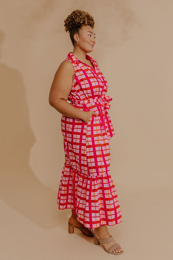 pink boutique red dress Cocktail Chic Red Stretch Long Sleeve Plunge Ruched Midi Dress