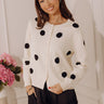 Spotted in Style Knit Cardigan Image - 1
