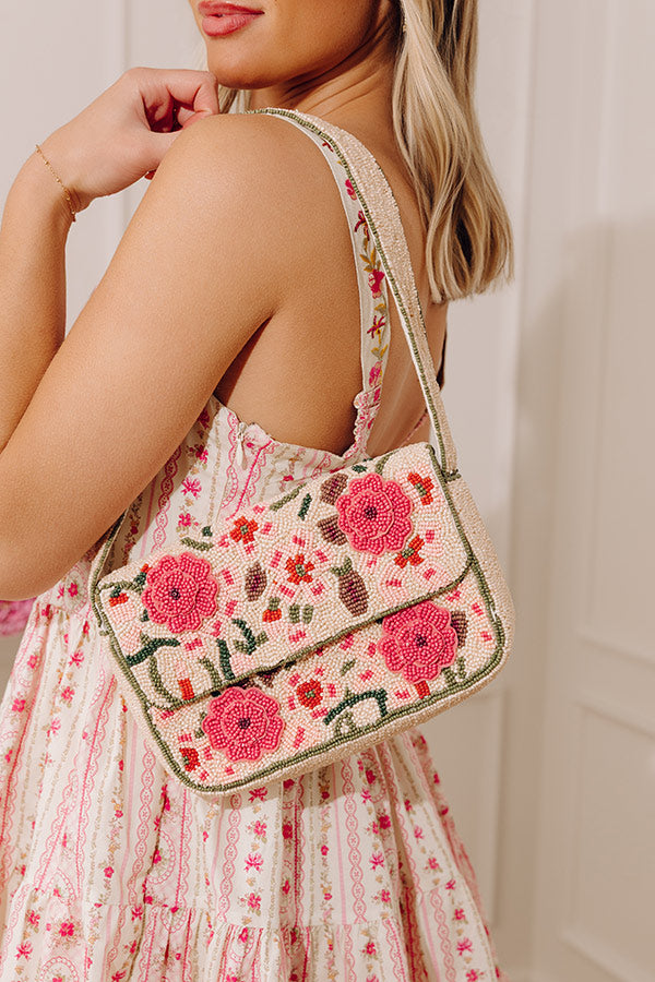 Romance In The Air Beaded Purse