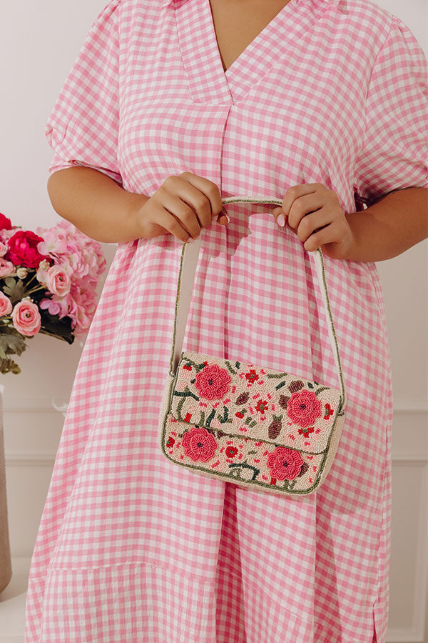 Romance In The Air Beaded Purse