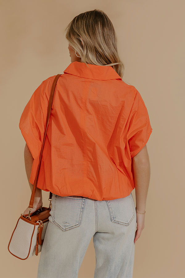 Cheerful Mood Button Up Top Image - 3